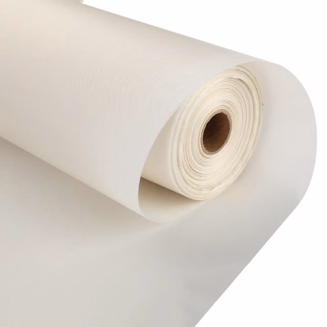 Roll of white PTFE-impregnated glass cloth