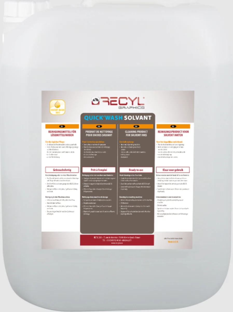 Recyl Quick’Wash Solvent – Recyl product image